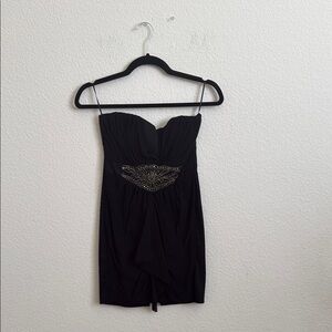 Black Strapless Dress